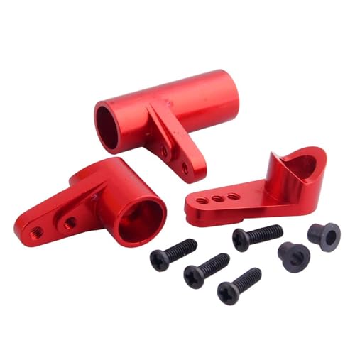 SGREHJDR 4 Farben RC HSP 286657 Alum Lenkservo-Saver komplett for HSP 1:16 Buggy Truck(Rood) von SGREHJDR