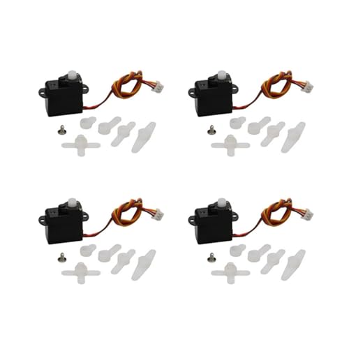 SGREHJDR 4PCS 2g Digital Nano Servo DIY Mini Fixed Wing Lenkgetriebe 90 Grad JST 1,0mm 1,25mm Dupont for RC Flugzeug Drone DIY Teile(JST-1.25mm 3.7V) von SGREHJDR