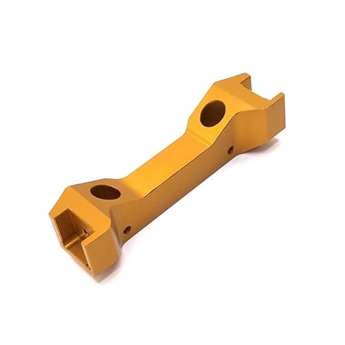 SGREHJDR Metall Upgrade Aluminium Teile Front Strahl Halterung for YK4102 YK4103 YK4082 1/10 RC Auto Teile(Yellow) von SGREHJDR