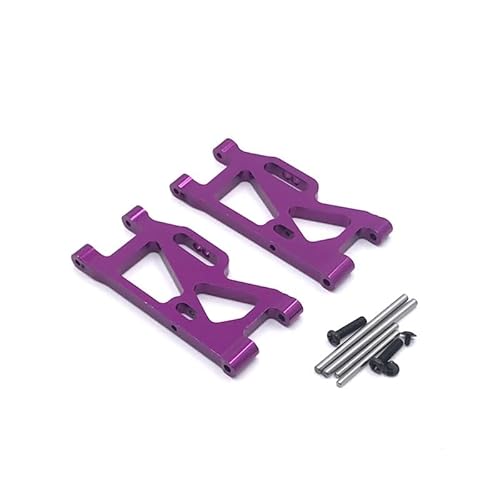 SGREHJDR Metall Upgrade Hinterradschwinge for WLtoys 144010 144001 144002 124017 124016 124018 124019 RC Autoteile(Purple) von SGREHJDR