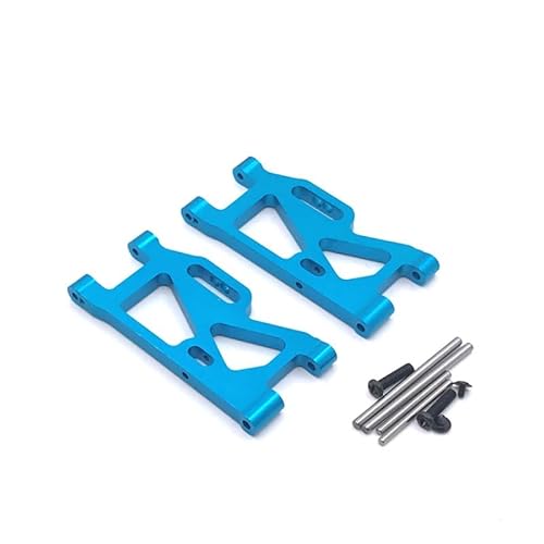 SGREHJDR Metall Upgrade Hinterradschwinge for WLtoys 144010 144001 144002 124017 124016 124018 124019 RC Autoteile(Sky Blue) von SGREHJDR