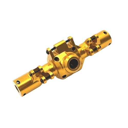 SGREHJDR Metallaufrüstung CNC-Prozess-Hinterachsgehäuse for HuangBo 1/10 ZP1001 ZP1002 ZP1004 ZP1003 RC-Autoteile(Yellow) von SGREHJDR