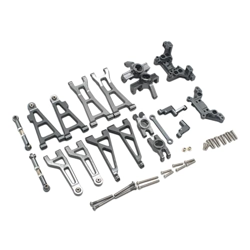 SGREHJDR RC-Auto-Ersatzteile, obere und untere Schwingen, Lenkstangen, Hinterräder, Sitz, Zubehör for H16V3 16209 16210 16208 Crawler(Gray) von SGREHJDR