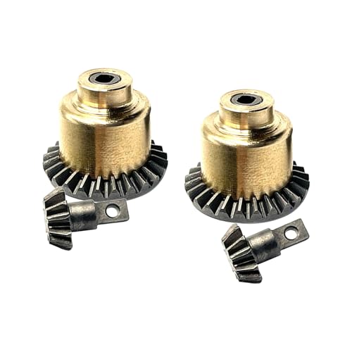 SGREHJDR RC Hobby Auto Metall Vorder- und Hinterachsdifferential mit Achsgetrieben Ersatzteile for Fcx24 Modell LKW Crawler DIY(2Pcs) von SGREHJDR