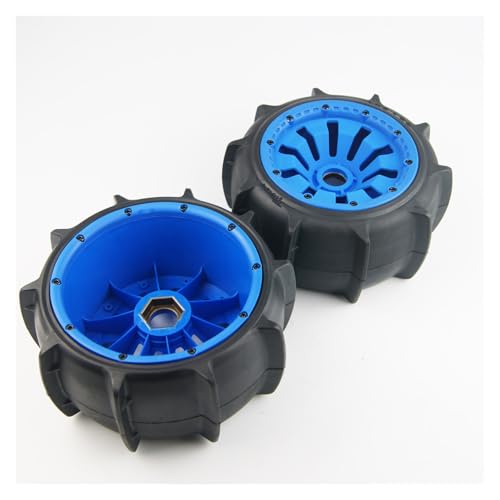 SGREHJDR Sandreifen vorne hinten for HPI Rofun Baja 5T 5SC Rovan SS KM Buggy 1/5(Rear Metal Hex 2) von SGREHJDR