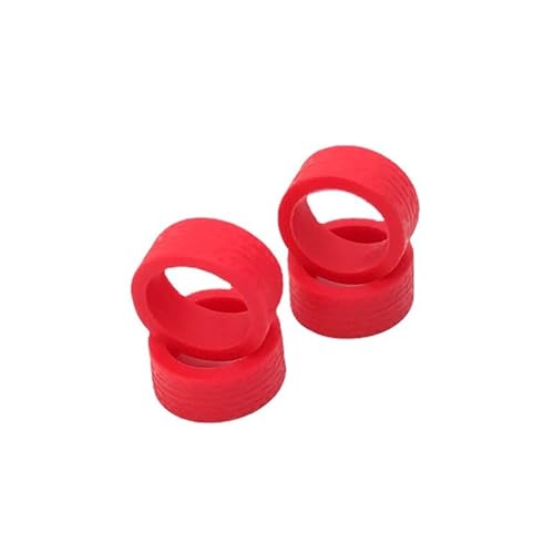 SGREHJDR Upgrade 24mm Farb-Rennreifen for WLtoys 1/28 284131 k969 K989 K979 K999 P929 p939 RC Autoteile(Rood) von SGREHJDR