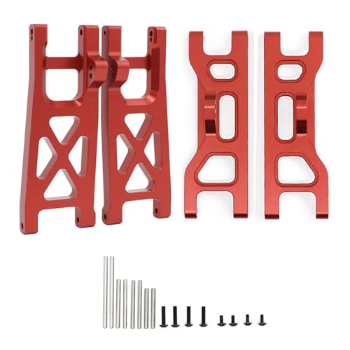 SGREHJDR Vorne Hinten Suspension Arm for 1/10 ECX 2WD Serie Ruckus Torment Axe Brutus Circuit AMP MT RC Auto Upgrade Teile(2 Arm Red) von SGREHJDR