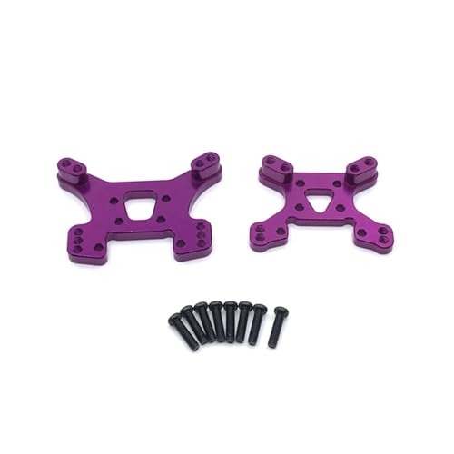 SGREHJDR Wltoys 124017 124019 144001 144010 rc Auto Metall Upgrade Teile vorne und hinten Stoßdämpfer zubehör Teil(Purple) von SGREHJDR