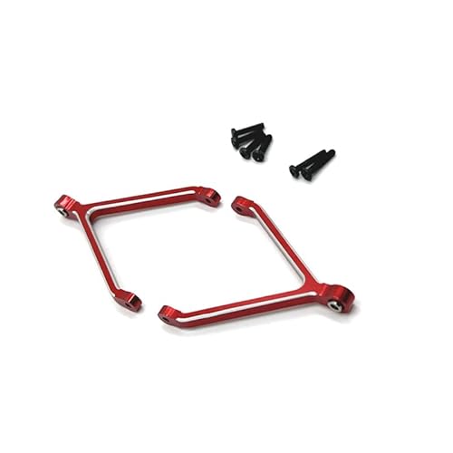 SGREHJDR for FMS 1/24 Xiaoqi FCX24 RC Auto Teile Metall Upgrade Änderung Chassis Feste Pull-up Stange(Rood) von SGREHJDR