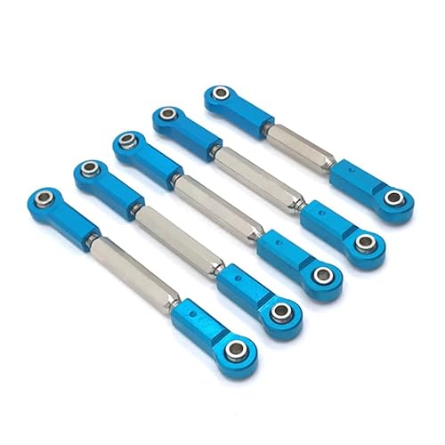 SGREHJDR for JLB 1/10 J3 RC Auto Teile Metall Upgrade EA1018R 19R Lenkstange(Blauw) von SGREHJDR