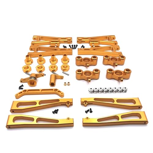 SGREHJDR for JLB 1/10 J3 RC Autoteile Metall-Upgrade- und Modifikationsteile-Kit-Zusammenfassung(Gold) von SGREHJDR