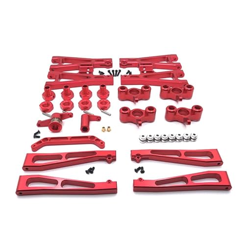 SGREHJDR for JLB 1/10 J3 RC Autoteile Metall-Upgrade- und Modifikationsteile-Kit-Zusammenfassung(Rood) von SGREHJDR