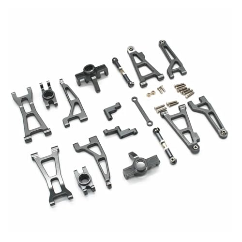 SGREHJDR for Mjx Hyper Go Ersatzteile 16207 16208 16209 16210 H16H Geändert Rc Drift Auto Fernbedienung Autos Metall Upgrade zubehör(Titanium) von SGREHJDR