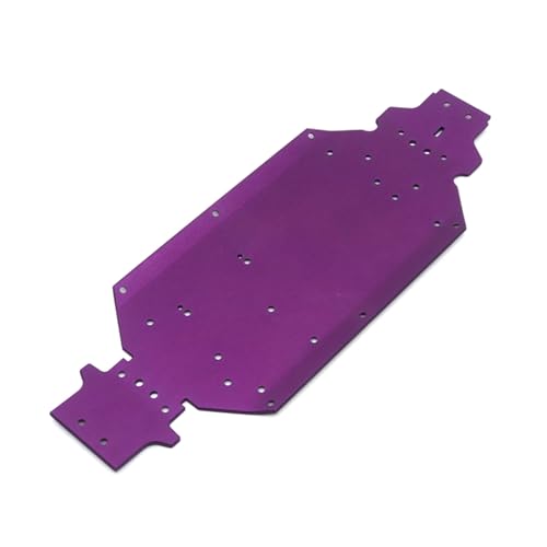 SGREHJDR for Wltoys 1/14 144010 144001 144002 RC Auto Teile Upgrade Metall Retrofit Grundplatte(Purple) von SGREHJDR