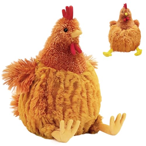SGZIOO Huhn Kuscheltier, 25cm Kuscheltier Huhn, Weiches Huhn Plüschtie, Simuliertes Tier Huhn Plüschtier, Hühner Spielzeug für Kinder Jungen Mädchen, Weihnachten Tolle Geschenkidee SGZIOO Huhn Kuscheltier, 25cm Kuscheltier Huhn, Weiches Huhn Plüschtie, Simuliertes Tier Huhn Plüschtier, Hühner Spielzeug für Kinder Jungen Mädchen, Weihnachten Tolle Geschenkidee von SGZIOO