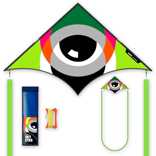 SGftre Delta Drachen Für Kinder & Erwachsene, Großer Drachen Extrem Leicht Zu Fliegende Und Farbenfrohe Flugdrachen,Mit 100m Schnur, Stranddrachen Für Outdoor-Aktivitäten Mit Familie, Strand & Park SGftre Delta Drachen Für Kinder & Erwachsene, Großer Drachen Extrem Leicht Zu Fliegende Und Farbenfrohe Flugdrachen,Mit 100m Schnur, Stranddrachen Für Outdoor-Aktivitäten Mit Familie, Strand & Park von SGftre