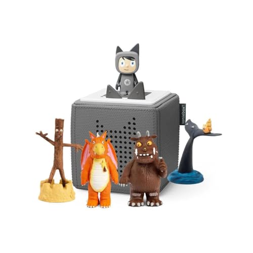 tonies Audio Starter Set Graue Box mit 4 Julia Donaldson Story Charakteren von SHABJY