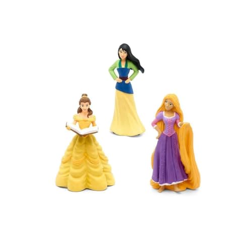 tonies Disney Princess Figuren-Set, 3er-Pack, Belle, Mulan und Rapunzel Figuren von SHABJY