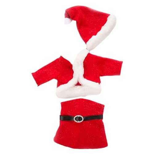 45.7 cm Puppe Weihnachten Kleidung Puppenkleidung Weihnachtskleidung und Kleid Rote Kleidung und Hüte Dekorieren für Weihnachtspuppen Outfits (A) von SHANGYU