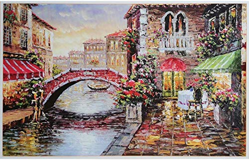 Puzzle für Erwachsene 1000 Teile Großes Puzzle Wasserstadt Gemälde Puzzle - 70.0 cm x 50.0 cm von SHAREWIN