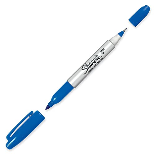 Sharpie Fine/Ultra Fine Twin-Tip Permanent Marker Open Stock-Blue von SHARPIE