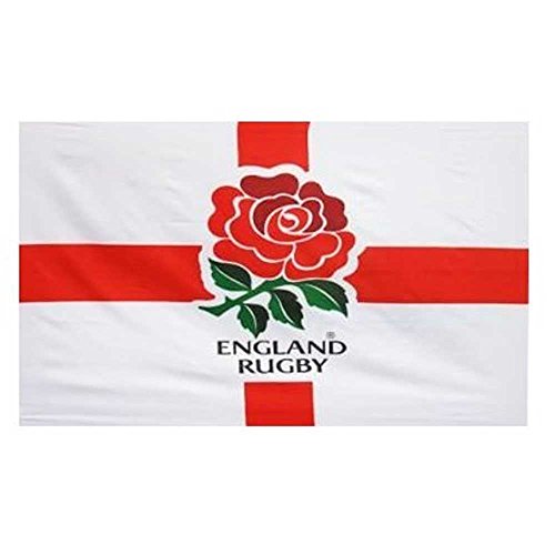 Gifts 4 All Occasions Limited SHATCHI-885 England Rugby-Weltmeisterschaft 152,4 x 91,4 cm Polyester RFU Wappen Country Event National Festival Flagge mehrfarbig von SHATCHI