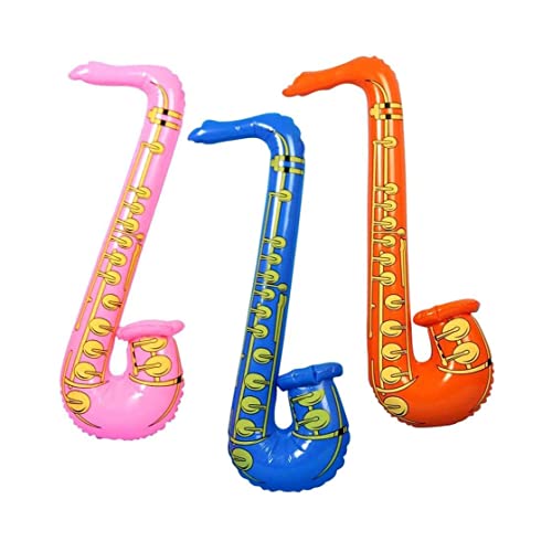 SHATCHI Aufblasbares Saxophon, groß, für Musikinstrumente, Partytütenfüller, Spielzeug, Ballons, Junggesellenabschied, Kostümparty, Zubehör, Rockstar, als Geschenk, 1 Stück-12 Stück, Sortiert, 2pcs SHATCHI Aufblasbares Saxophon, groß, für Musikinstrumente, Partytütenfüller, Spielzeug, Ballons, Junggesellenabschied, Kostümparty, Zubehör, Rockstar, als Geschenk, 1 Stück-12 Stück, Sortiert, 2pcs von SHATCHI