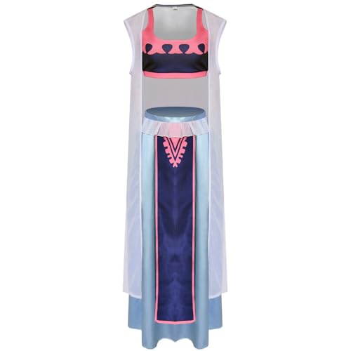 SHEMINES Nefertaris D Vivis Cosplay Outfits, Anime Cosplay Kostüme Rollenspiel Halloween Clubwear für Party von SHEMINES