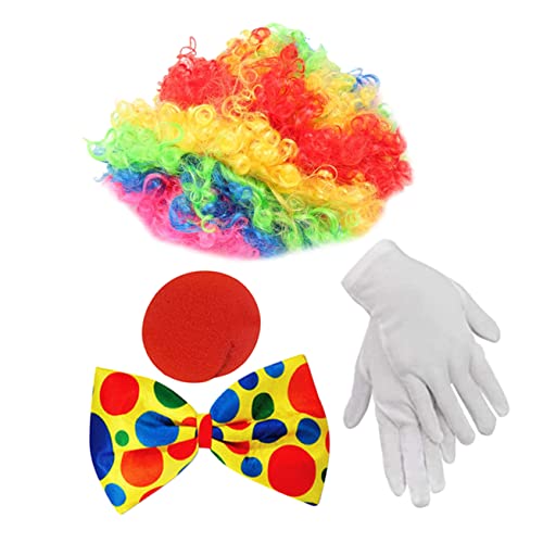 SHERCHPRY 1 Satz clown verkleiden Clown-Fliege Clown-Kostüm-Requisite Kostüme für Erwachsene perücken halloween costume Handschuhe für Männer Halloween-Dekor Requisite für Dekor Plüsch von SHERCHPRY