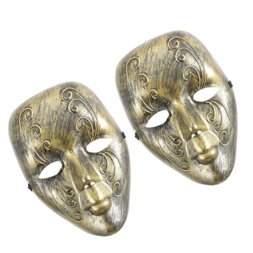 SHERCHPRY 2 Elegante Venezianische Masken Für Maskenbälle Ideal Für Männer Und Frauen Zu Halloween Und Karneval von SHERCHPRY