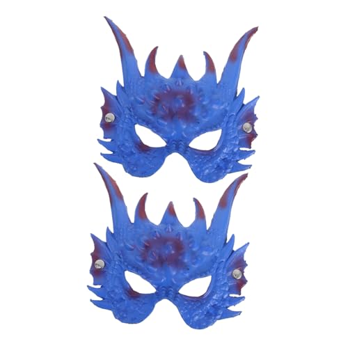 SHERCHPRY 2 Stück Drachenmaske für Erwachsene und Atmungsaktive Cosplay-maske mit Detailreicher Handarbeit Realistische Tier-masquerade für Halloween Kostüm-party Karneval und Fasching SHERCHPRY 2 Stück Drachenmaske für Erwachsene und Atmungsaktive Cosplay-maske mit Detailreicher Handarbeit Realistische Tier-masquerade für Halloween Kostüm-party Karneval und Fasching von SHERCHPRY