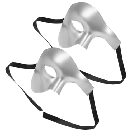 SHERCHPRY 2 Stück Maskerade Partymasken Requisite Halbe Gesichtsmaske Für Halloween Und Cosplay Klassisches Maskerade Zubehör Maskerade Maske Für Party Karneval Halbmaske von SHERCHPRY