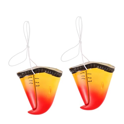 SHERCHPRY 2 Stück Realistischer Schnabel Vinyl Tiernasen Requisite für Halloween Cosplay Party Verkleidung Vogel Schnabel Dekor Karneval Zubehör SHERCHPRY 2 Stück Realistischer Schnabel Vinyl Tiernasen Requisite für Halloween Cosplay Party Verkleidung Vogel Schnabel Dekor Karneval Zubehör von SHERCHPRY