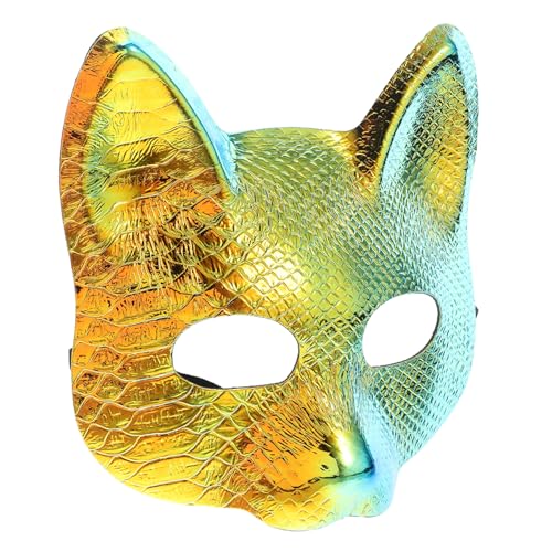 SHERCHPRY 2 Stück Teiliges Fox Mask Halbe Tiergesichtsmaske aus Leichtem Kunststoff Atmungsaktiv und Komfortabel Vielseitig für Halloween Karneval und Cosplay-party Unisex Zubehör für SHERCHPRY 2 Stück Teiliges Fox Mask Halbe Tiergesichtsmaske aus Leichtem Kunststoff Atmungsaktiv und Komfortabel Vielseitig für Halloween Karneval und Cosplay-party Unisex Zubehör für von SHERCHPRY