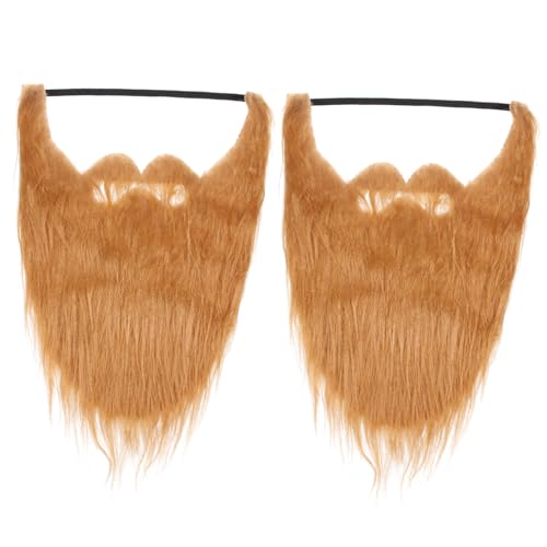 SHERCHPRY 2 Stück Teiliges Halloween Fake Masken aus Realistisch Orangefarbene Vollbärte mit Elastischem Band Unisex Gesichtsdekoration für Party und Cosplay Zufällige Farbe Zufällige Farbe SHERCHPRY 2 Stück Teiliges Halloween Fake Masken aus Realistisch Orangefarbene Vollbärte mit Elastischem Band Unisex Gesichtsdekoration für Party und Cosplay Zufällige Farbe Zufällige Farbe von SHERCHPRY