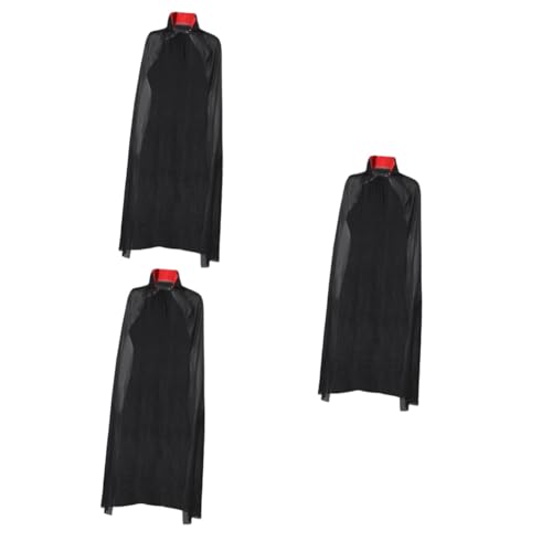 SHERCHPRY 3St Vampir-Umhang Halloween Cape Halloween Costume Unisex Cloak Halloween assecoires Dämonenmantel Piratenumhang Vampire verkleiden Sich als Umhang Halloween-Cosplay-Mantel Stoff von SHERCHPRY