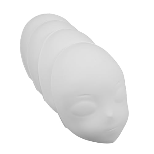 SHERCHPRY 4 Stück Teiliges Weiße Bemalbare Vollgesichtsmasken aus Leichtem Robustem Material DIY Halloween Karneval Maskerade zum Bemalen und Dekorieren für Kreative Kostümideen SHERCHPRY 4 Stück Teiliges Weiße Bemalbare Vollgesichtsmasken aus Leichtem Robustem Material DIY Halloween Karneval Maskerade zum Bemalen und Dekorieren für Kreative Kostümideen von SHERCHPRY