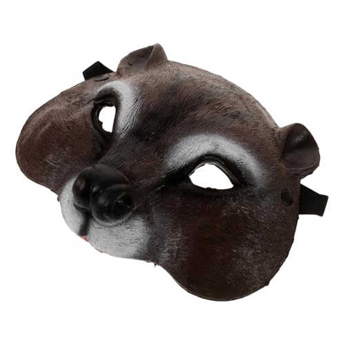 SHERCHPRY Eichhörnchen-Maske Halloween-Halbgesichts-Tiermaske Maskerade Tierkostüm Ratten-Gesichtsmaske Festival Halloween-Kostüm Party-Requisiten von SHERCHPRY