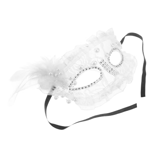 SHERCHPRY Elegante Plume-maske, Maskerade-maske, Kostüm-maske, Damen-maske, Halbe Gesichtsmaske Für Cosplay, Karneval, Halloween Und Party-dekorationen von SHERCHPRY