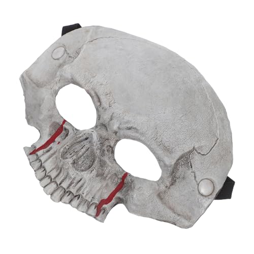 SHERCHPRY Halloween Schädel Halbmaske aus Schaumstoff mit Blutauge Atmungsaktive Horror Party Maske Leichtes Skelett Cosplay Zubehör für Mexikanische Halloween Kostüme und Maskeraden SHERCHPRY Halloween Schädel Halbmaske aus Schaumstoff mit Blutauge Atmungsaktive Horror Party Maske Leichtes Skelett Cosplay Zubehör für Mexikanische Halloween Kostüme und Maskeraden von SHERCHPRY