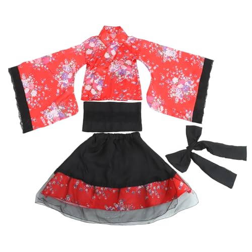 SHERCHPRY Kostüm für Mädchen Nachtclub-Outfits Mädchen Kleidung formelle Kleidung Cosplay-Kimono japanisches Dienstmädchenkleid Japanischer Stil Dienstmädchen-Outfit Voodoo-Puppe Damen von SHERCHPRY
