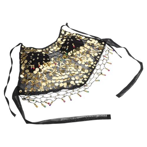 SHERCHPRY Pailletten-bauchtanz-oberteil Für Damen-outfits, Glitzerndes Rave-kostüm-bh-oberteil Für Bauchtanz-tribal- Und Festival-auftritte von SHERCHPRY