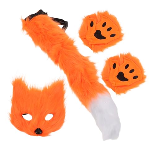 SHERCHPRY Realistisches Fuchs Kostüm Set mit Maske Handschuhen und Leichtes Cosplay Zubehör für Halloween Karneval und Party Tragbar und Vielseitig für Erwachsene SHERCHPRY Realistisches Fuchs Kostüm Set mit Maske Handschuhen und Leichtes Cosplay Zubehör für Halloween Karneval und Party Tragbar und Vielseitig für Erwachsene von SHERCHPRY
