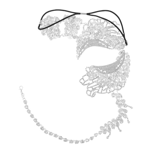 SHERCHPRY Rhinestone Venetian für Frauen mit Elastischem Band Halbe Gesichtsbedeckung Verstellbar und Bequem Geeignet für Halloween Mardi Gras Prom Ball Karneval und Kostümpartys SHERCHPRY Rhinestone Venetian für Frauen mit Elastischem Band Halbe Gesichtsbedeckung Verstellbar und Bequem Geeignet für Halloween Mardi Gras Prom Ball Karneval und Kostümpartys von SHERCHPRY