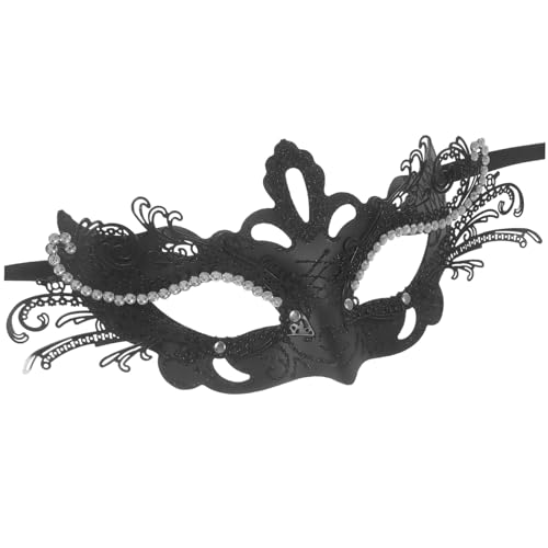 SHERCHPRY Schmetterlingsmaske Halloweenkostüm Maskerade-Maske für Frauen Gesicht Masken halloween maske Karnevalsmaske Halloween-Partymaske Maskerade-Maske-Foto-Requisite Schmiedeeisen Black von SHERCHPRY