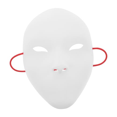 SHERCHPRY leere Maske DIY-MASKE Verkleidung Maske Mysterien Maske Karneval Handbemalte Maske Halloweenkostüm Herrenmasken Retro-Masken Frauenmasken Opernmasken Mascarade-Maske Plastik Weiß von SHERCHPRY