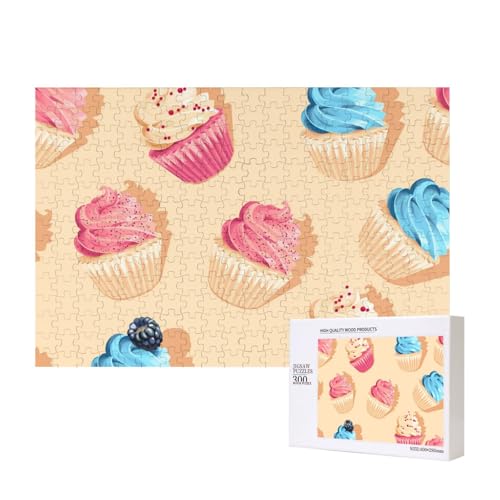 Cupcakes 300-teiliges Kinderpuzzle, Puzzlespiele als Geschenk für Jungen/Mädchen, für Kinder und Erwachsene ab 9 Jahren von SHFYTRHG