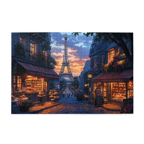 Gewöhnliche Nacht Puzzles für Erwachsene mit 1000 Teilen, Puzzlespiele, Puzzles für Kinder, Lernspiele, Heimdekorationspuzzles, Puzzles mit 1000 Teilen für Erwachsene von SHFYTRHG