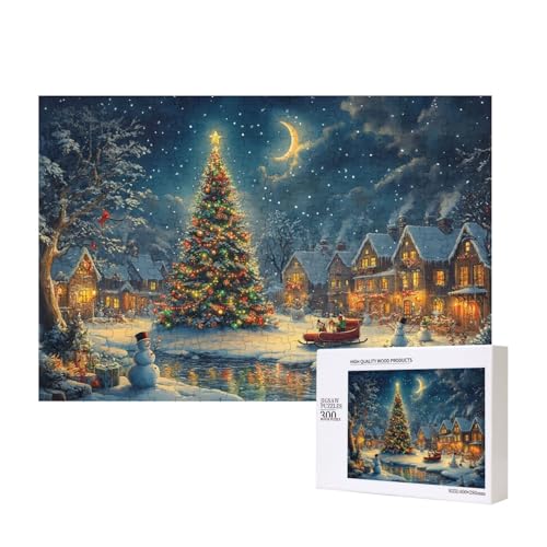 Märchenhafte Weihnachten 300-teiliges Kinderpuzzle, Puzzlespiele als Geschenk für Jungen/Mädchen, für Kinder und Erwachsene ab 9 Jahren von SHFYTRHG