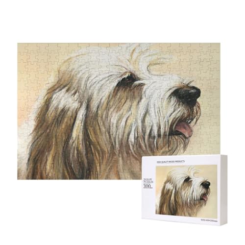 Petite Basset Griffon Vendéen Hund Kunst 300-teiliges Kinderpuzzle, Puzzlespiele als Geschenk für Jungen/Mädchen, für Kinder und Erwachsene ab 9 Jahren von SHFYTRHG